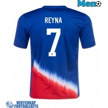 United States Giovanni Reyna #7 Replica Away Shirt Copa America 2024 Short Sleeve